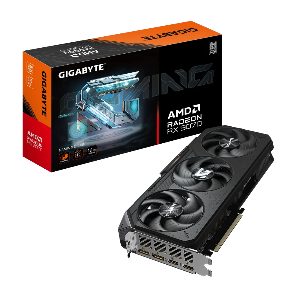כרטיס מסך Gigabyte RADEON RX9070 GAMING OC 16GB PCIE 5.0