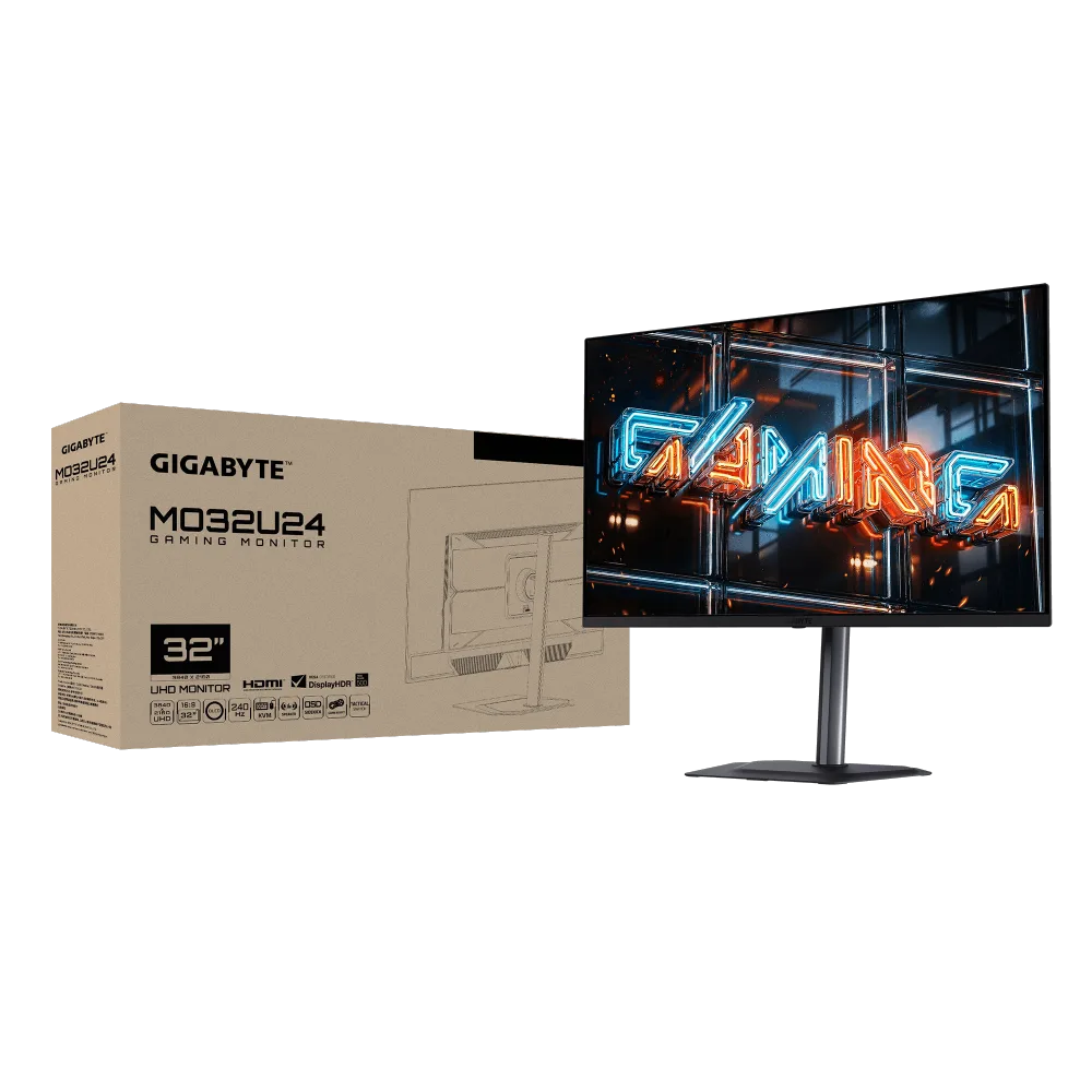 מסך Gigabyte MO32U24 OLED 4K Gaming Monitor 240Hz 0.03ms