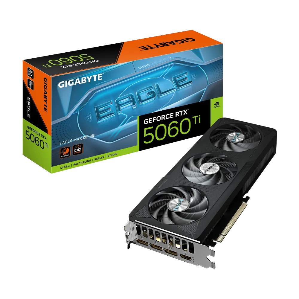כרטיס מסך Gigabyte RTX 5060 Ti Eagle Max OC 8GB GDDR7