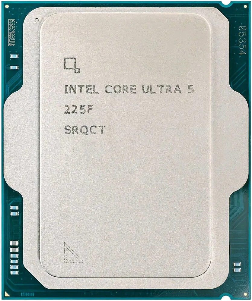 מעבד Intel Ultra 5 225F Tray No GPU Up to 4.9Ghz AI BOOST 13TOPS