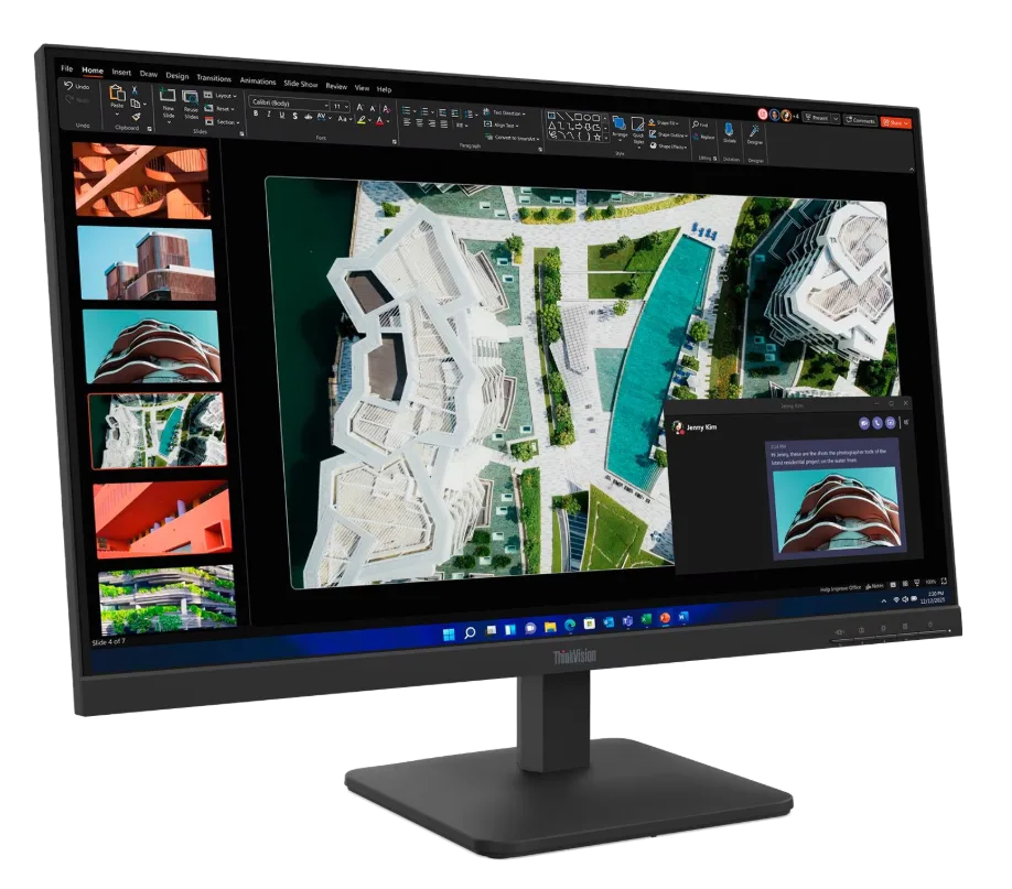 מסך LENOVO ThinkVision S27-4e FHD IPS 100Hz 4ms Vesa HDMI VGA