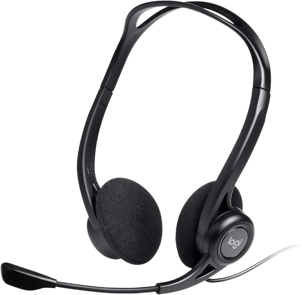 אוזניות ומיקרופון Logitech 960 USB HEADSET