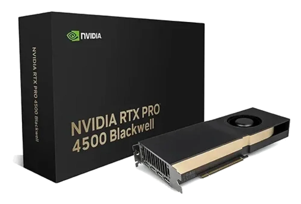 כרטיס מסך NVIDIA RTX PRO 4500 Blackwell 32GB GDDR7 ECC