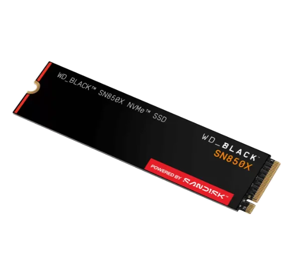 דיסק פנימי 2TB 7300MB/s Read PCIe 4.0X4 WD BLACK SN850X NVMe SSD