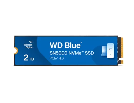 דיסק פנימי WD Blue SN5000 NVMe SSD 2TB PCIe Gen4X4 2280