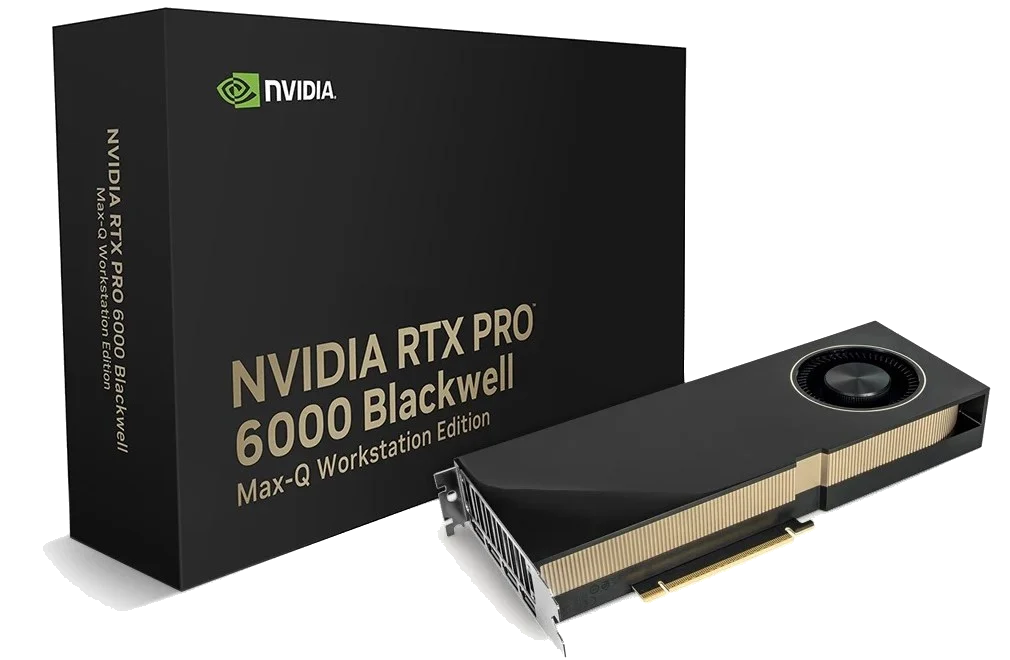 NVIDIA RTX PRO 6000 Blackwell Max-Q Workstation Edition 96GB GDDR7 DP*4 300W
