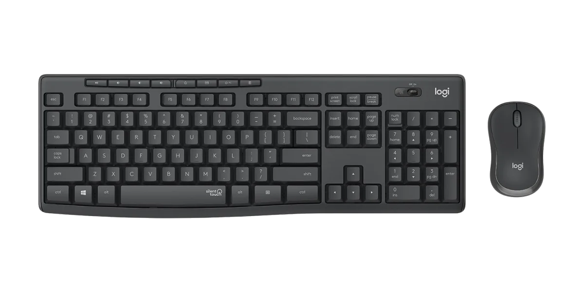 Logitech Wireless MK295 Silent Combo Black