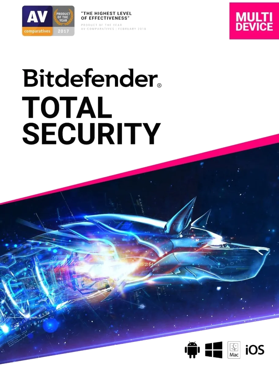 BitDefender Anti Virus total security 10 Devices 1Year
