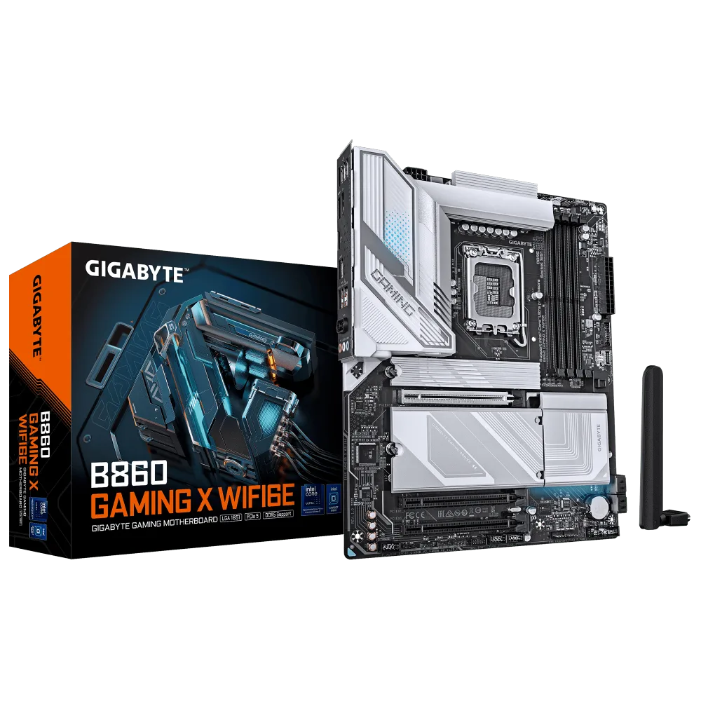 לוח למעבד דור 15 Gigabyte B860 GAMING X WIFI6E ATX 2.5GB LAN