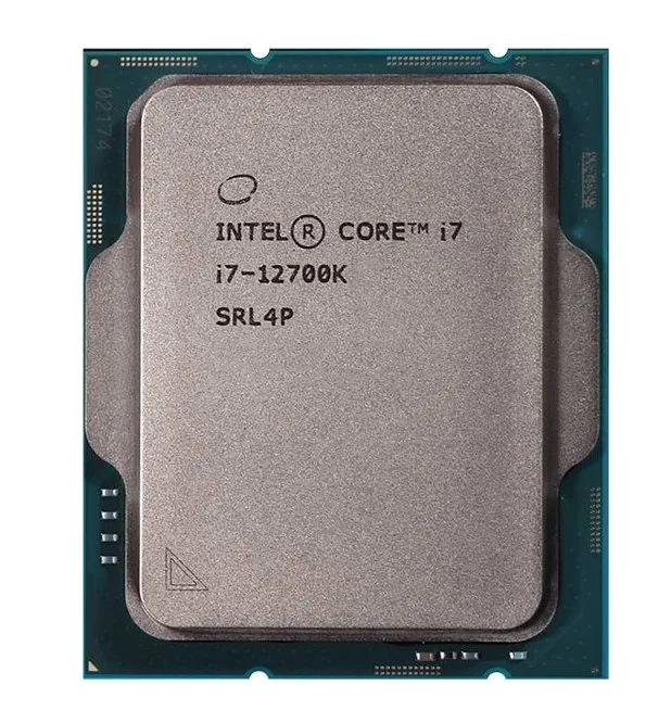 מעבד דור 12 INTEL I7-12700K Tray 12 Cores 5Ghz Unlocked NO FAN