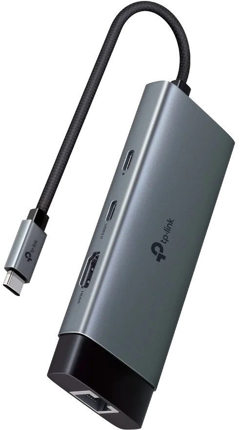 TP-Link 6-in-1 UH6120C Hub 1XHDMI 1XLAN 1XUSB-C PD X2USB-A