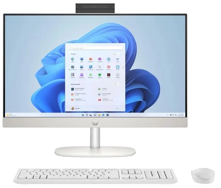 HP AIO 24 FHD Ultra5-125U/16GB (2x8GB)/512SSD/DOS/WHITE/3Y
