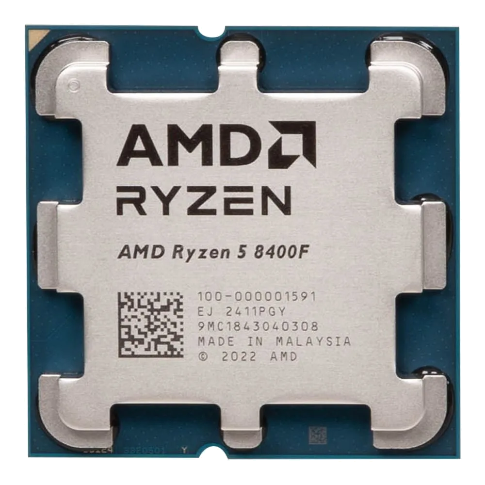 מעבד AMD Ryzen 5 8400F Zen4 6 Cores 12 Threads Up to 4.7GHz