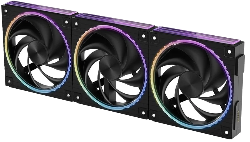 ZALMAN ZM-DF120 A3 BLACK 120mm Daisy Chain Fan, PWM, 3Pack