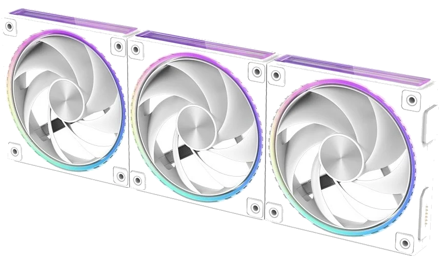 ZALMAN ZM-DF120 A3 WHITE 120mm Daisy Chain Fan, PWM, 3Pack