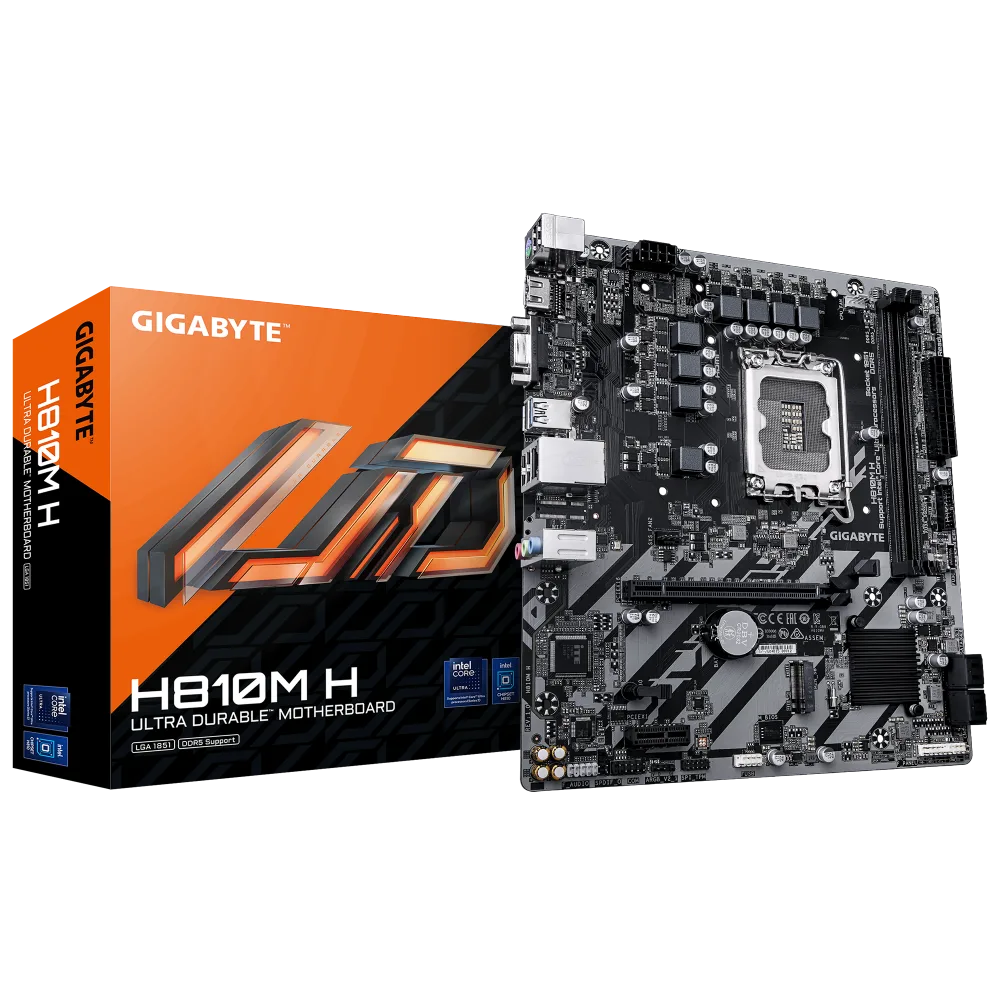 לוח Gigabyte H810M H 1.0 Micro-Atx DDR5 LGA1851 VGA HDMI