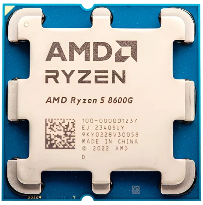 מעבד AMD ZEN 4 R5 8600G Tray no fan up to 5GHZ RADEON 760M GPU
