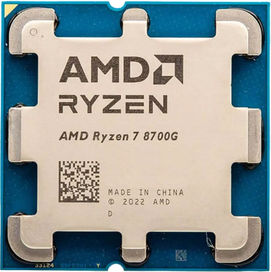 מעבד AMD ZEN 4 R7 8700G Tray no fan up to 5.1GHZ RADEON 780M GPU