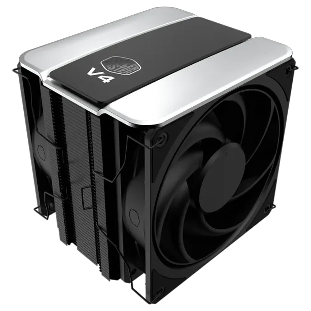 קירור למעבד CoolerMaster V4 ALPHA 3DHP Black 240W TDP Air Cooler