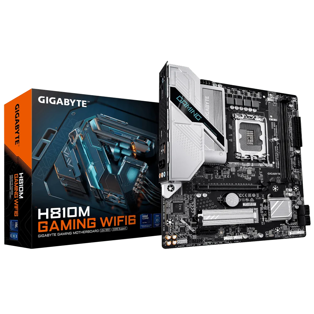 לוח Gigabyte H810M Gaming WIFI6 Micro-Atx DDR5 LGA1851 DP HDMI