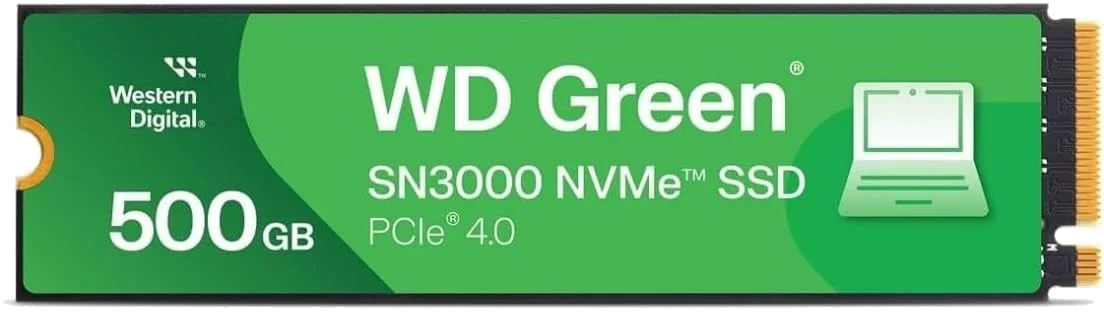 WD SSD 500GB M.2 PCIe 4.0x4 2280 SN3000 GREEN