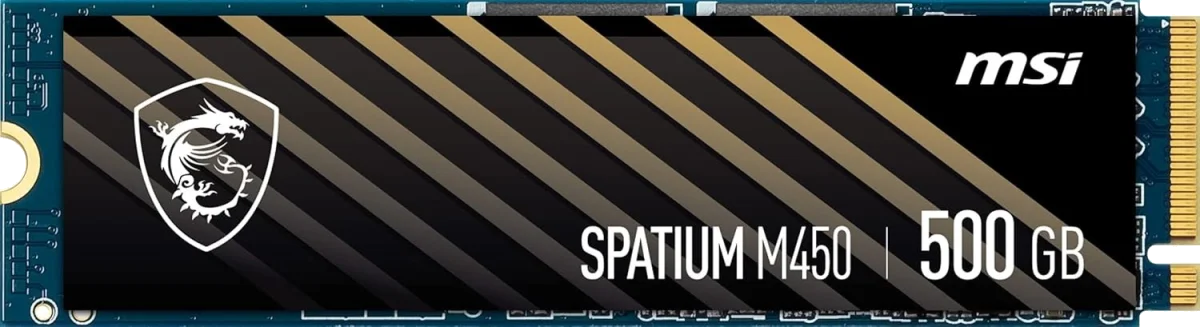 MSI SSD 500GB SPATIUM M450 PCIe 4.0 NVMe M.2 2280 5Y