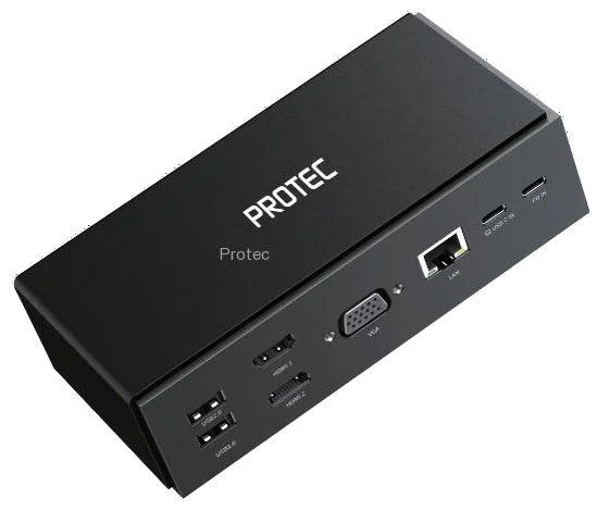 Protec USB/USB-C DUAL DISPLAY Docking Station