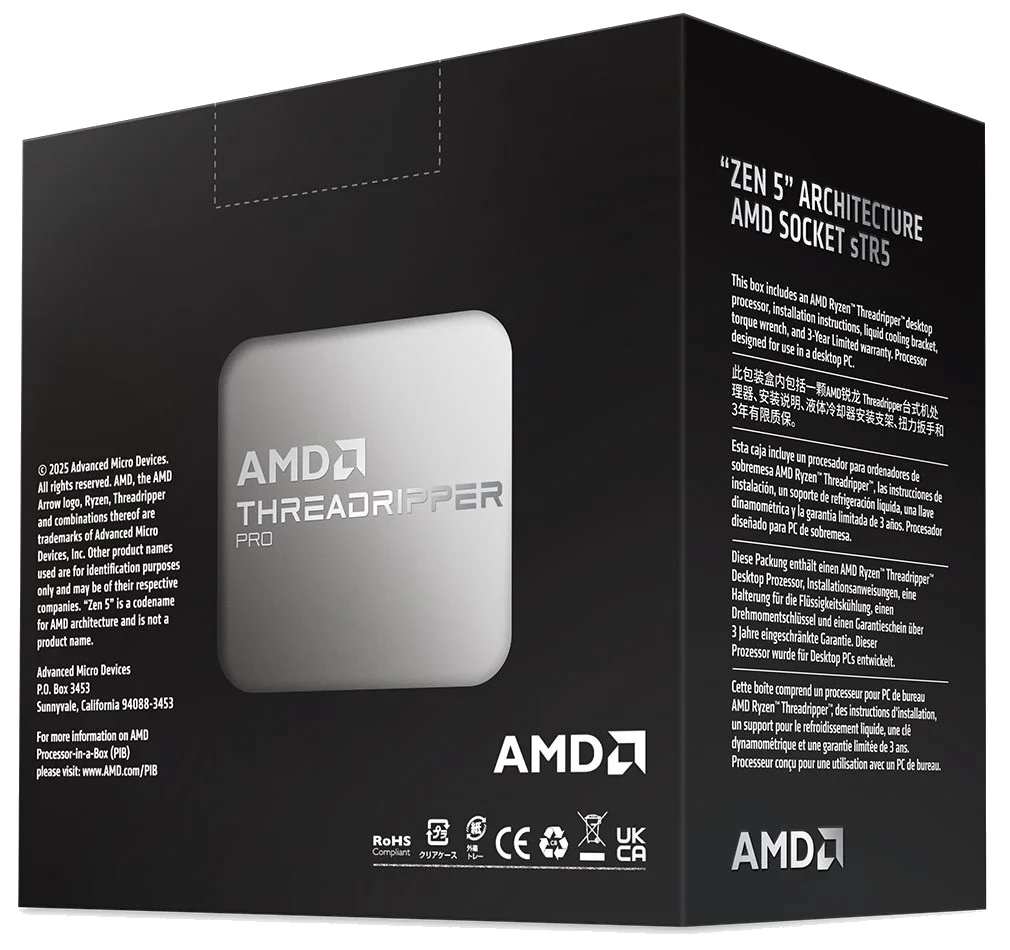 AMD Threadripper Pro 9985WX 5.4GHz/L3 256MB