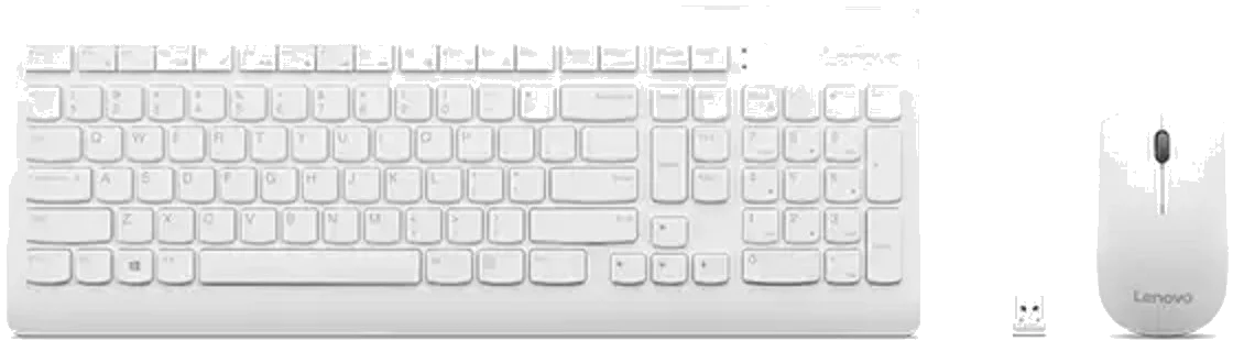 Lenovo 510 Wireless Combo Keyboard & Mouse White