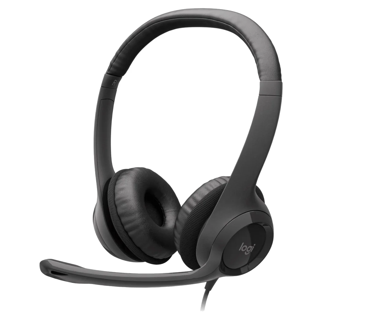 Logitech USB Headset H390 -graphite