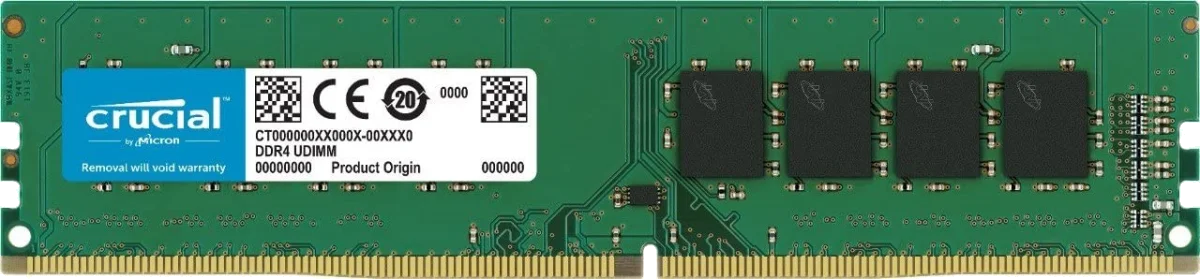 32GB DESKTOP DDR4 3200MHz Crucial