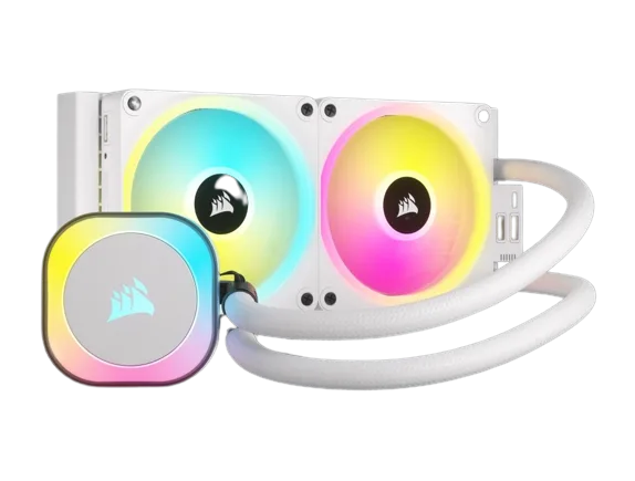 קירור נוזלי לבן Corsair iCUE LINK H100i RGB 240mm