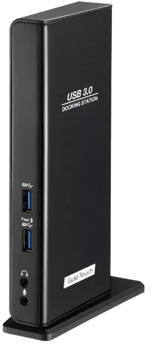 USB3.0 Type A/C dual display docking station