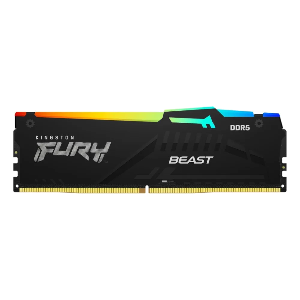 זכרון לנייח Kingston Fury Beast RGB 32GB DDR5 5600M CL36