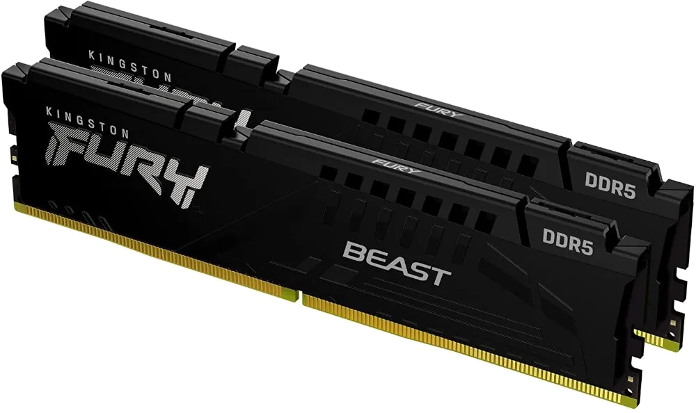 זכרון לנייח Kingston Fury Beast 128GB 2X64 DDR5 5600Mhz C36