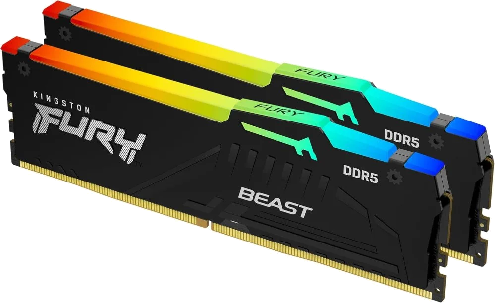 ז. לנייח KINGSTON FURY Beast 32GB 2X16 DDR5 6400MHZ C32 EXPO/XMP
