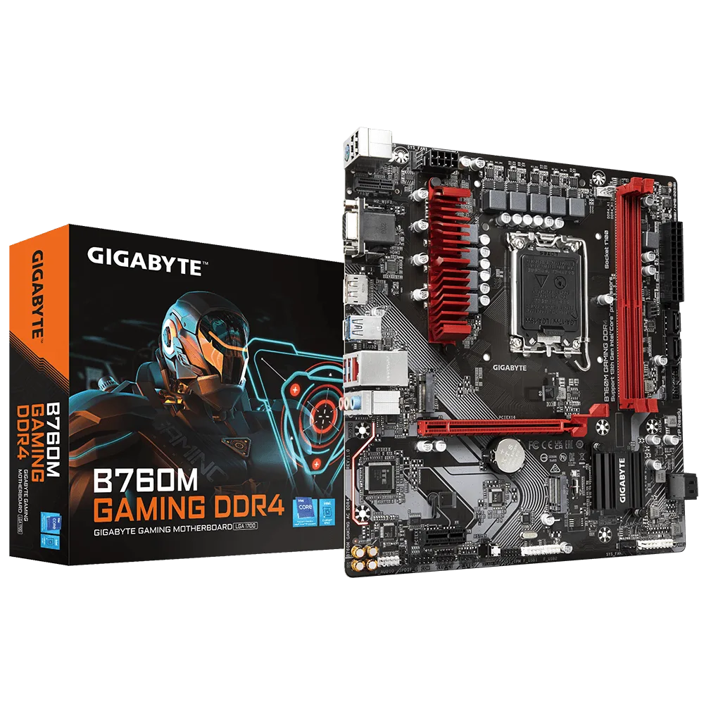 לוח Gigabyte B760M GAMING DDR4 1.1 Micro-ATX LGA1700