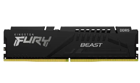 ז.לנייח Kingston Fury Beast Black 16GB 6000MHZ DDR5 C36 XMP/EXPO