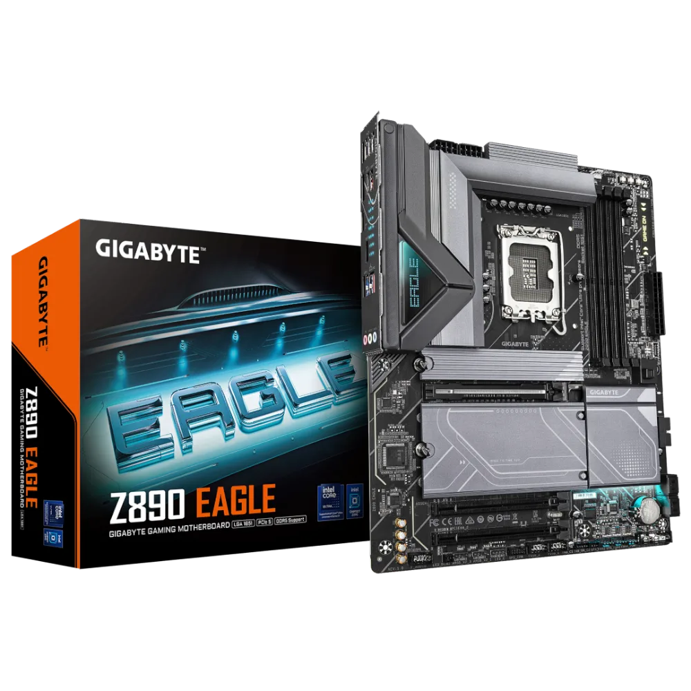 לוח לאינטל דור 15 Gigabyte Z890 EAGLE 2.5GbE 4XM.2 Slots ATX LGA1