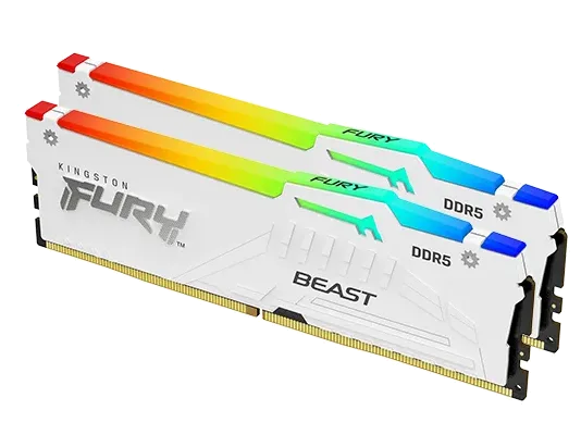Kingston Fury Beast White RGB Expo 64GB 2X32 6000MHZ DDR5 CL30