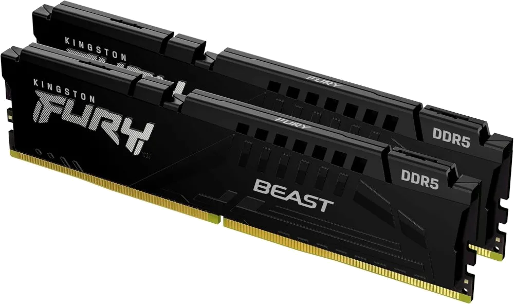 זכרון Kingston Fury Beast DDR5 64GB 2X32 6400MHZ CL32 INTEL XMP