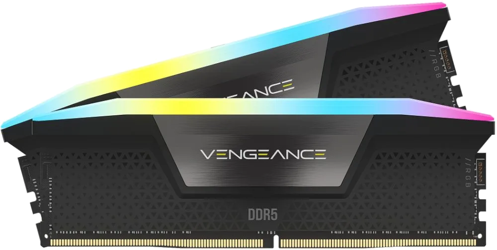 ז. לנייח CORSAIR VENGEANCE RGB 32GB 2x16GB DDR5 6000MHz C36