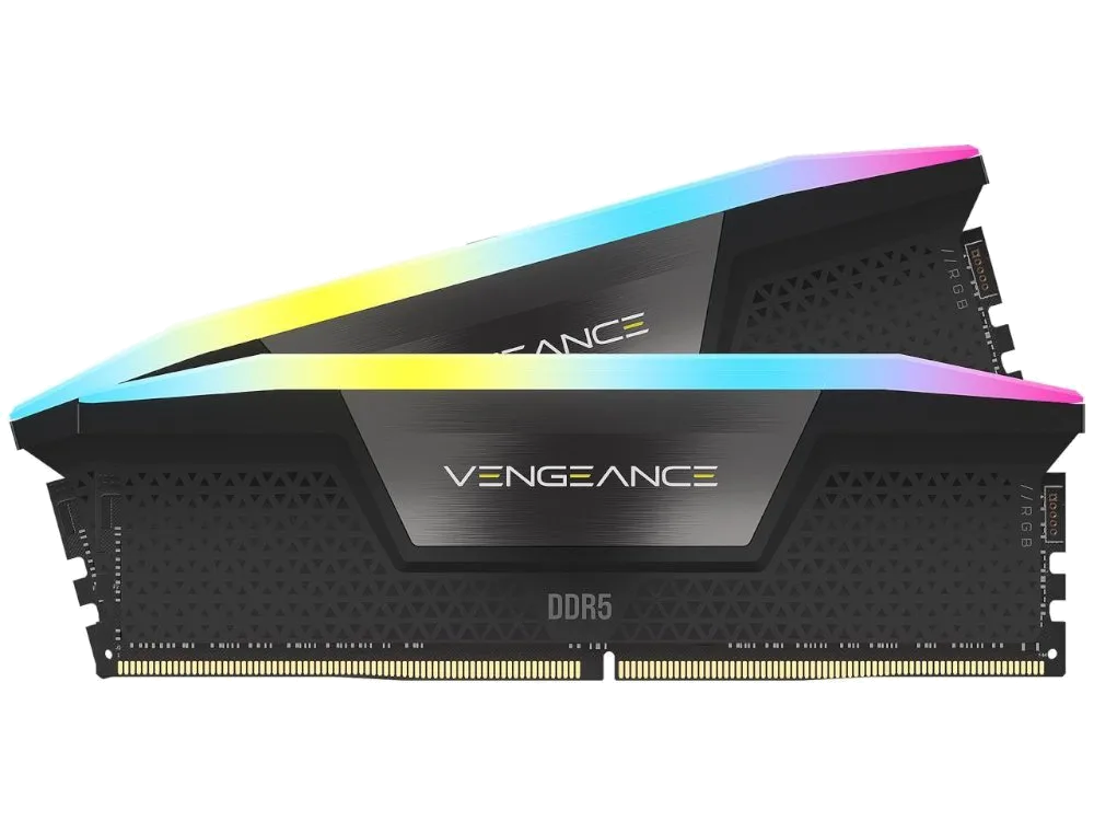 ז.לנייח Corsair Vengeance RGB DDR5 64GB 2X32 6200MHZ C32 kit BLK