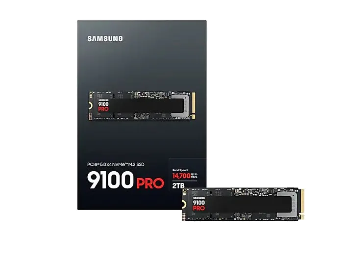 דיסק פנימי Samsung 9100 PRO 2TB Gen5 M.2 NVME 2.0 14800/13400 RW