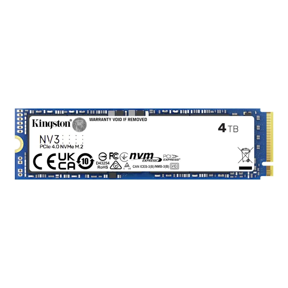 דיסק פנימי Kingston NV3 4TB NVME GEN 4.0 M.2 2280 6000/5000Mb/s