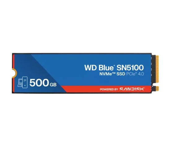 דיסק פנימי WD BLUE SN5100 512GB Gen4.0 Up to 6600MB/S Read 2280