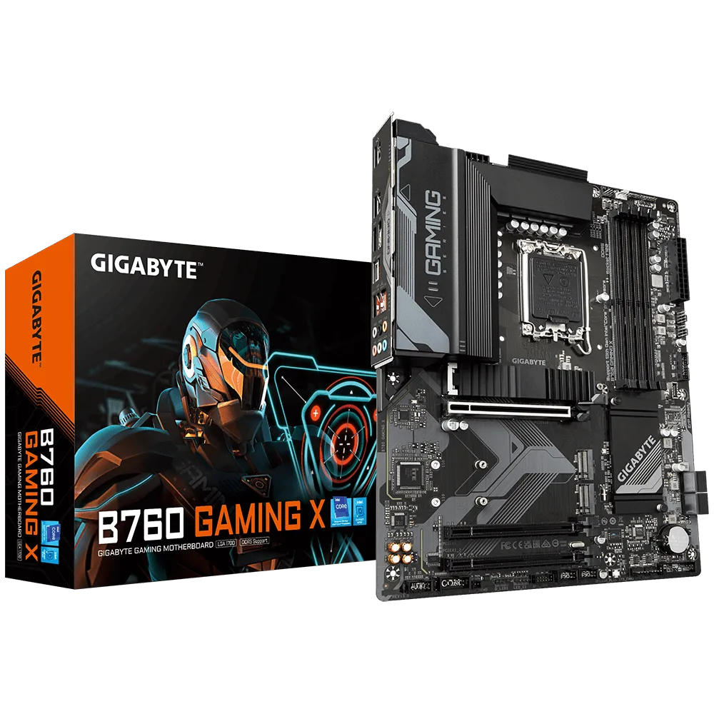 לוח למעבדי אינטל Gigabyte B760 Gaming X DDR5 ATX LGA1700