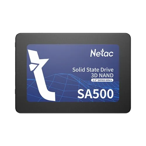 דיסק פנימי Netac SA500 500GB 2.5 Sata III SSD 3D Nand