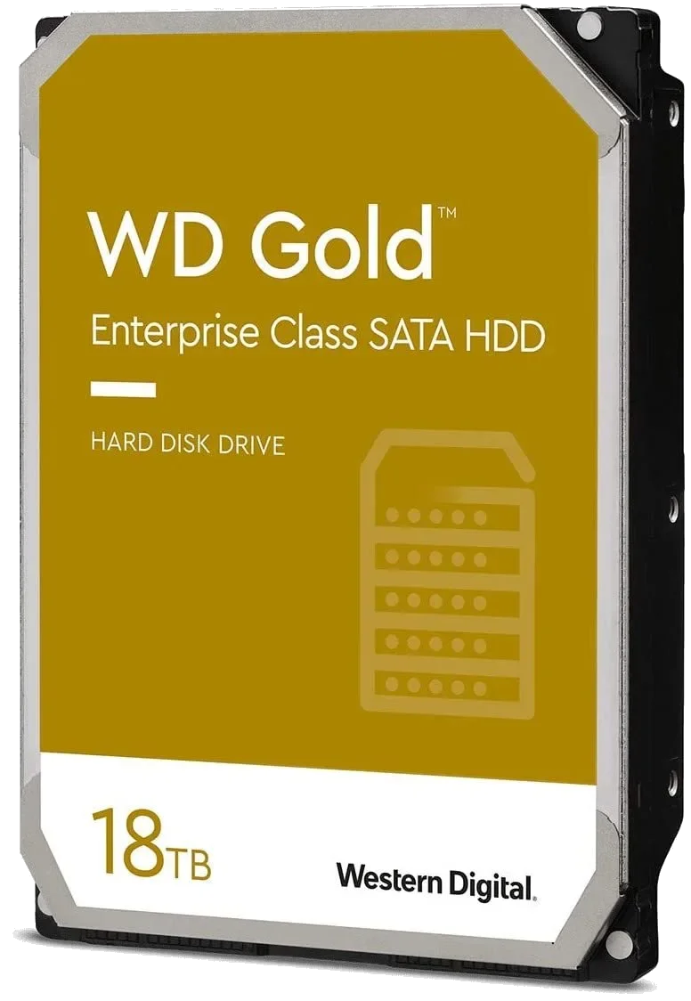 דיסק קשיח פנימי לנייח WD GOLD 18TB 512MB 7200rpm 3.5 SATA3 6GB/PS