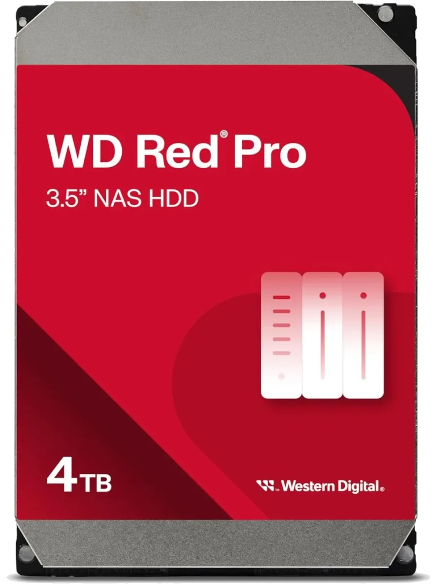דיסק פנימי WD Red PRO NAS 4TB HDD 7200RPM 256MB Cache SATA III